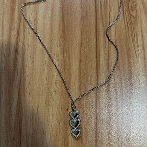 Elegant Silver Heart Pendant Necklace